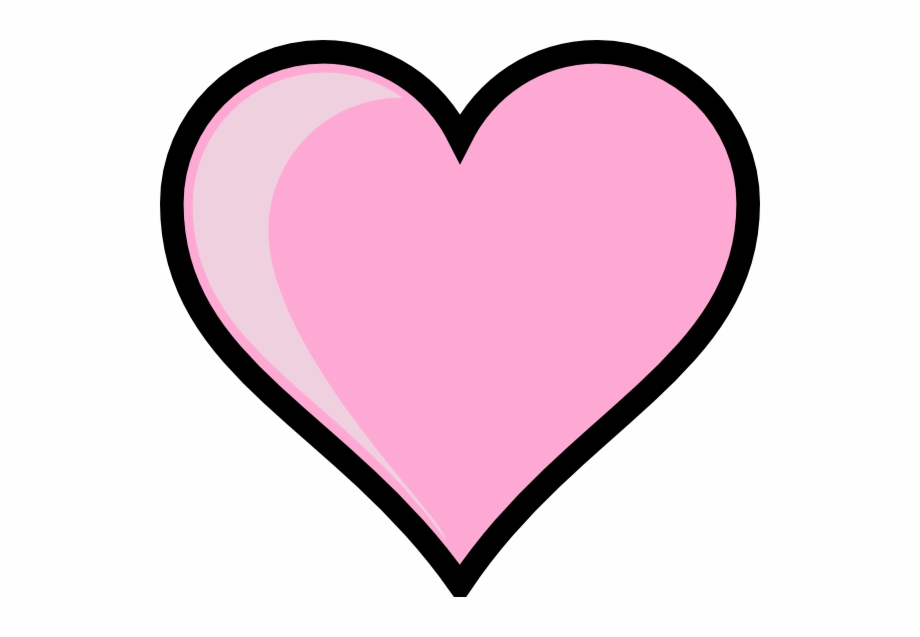 Home North Elementary Heart Clipart Png Pink.