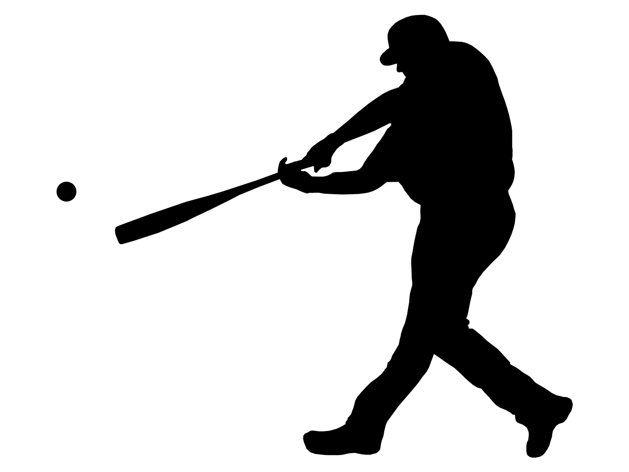 1074 Baseball Player free clipart.