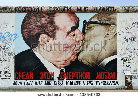 Berlin Wall Stock Images, Royalty.