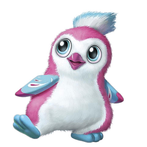 Hatchimals White Penguala transparent PNG.