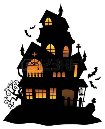 Cartoon Haunted Castle.