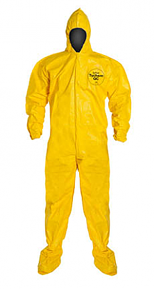 DuPont™ Tychem® QC Suit with Hood.