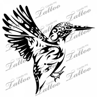 Marketplace Tattoo SBink Kingfisher #1478.