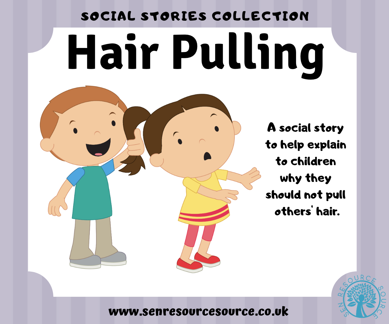 Hair Pulling Social Story.