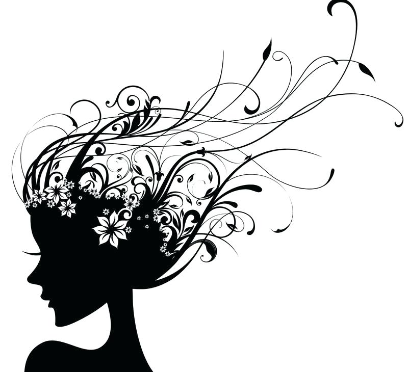 Hair Salon Clipart Black And White.