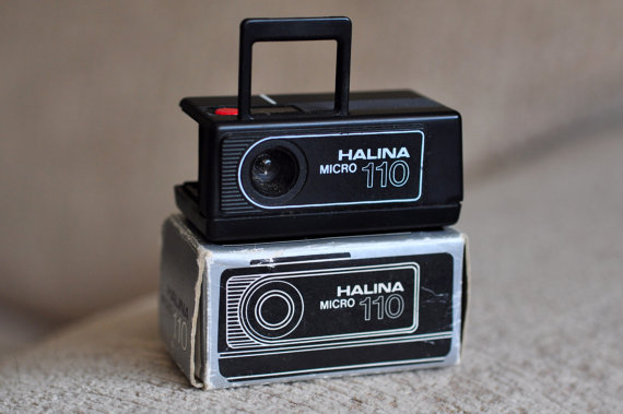 Vintage Halina Micro 110 Film Camera.