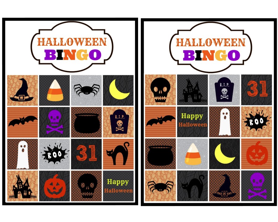 halloween bingo 1 & 2.