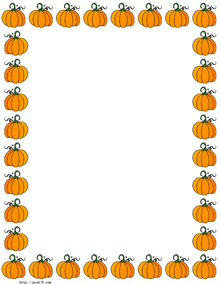 Pumpkin Border Clip Art Free & Pumpkin Border Clip Art Clip Art.