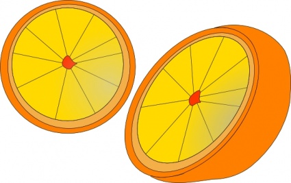 Orange Slice Clipart.