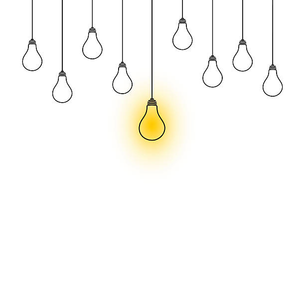 Best Light Bulbs And Hanging Illustrations, Royalty.