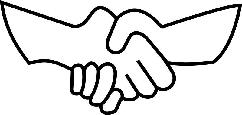 Free handshake clip art.