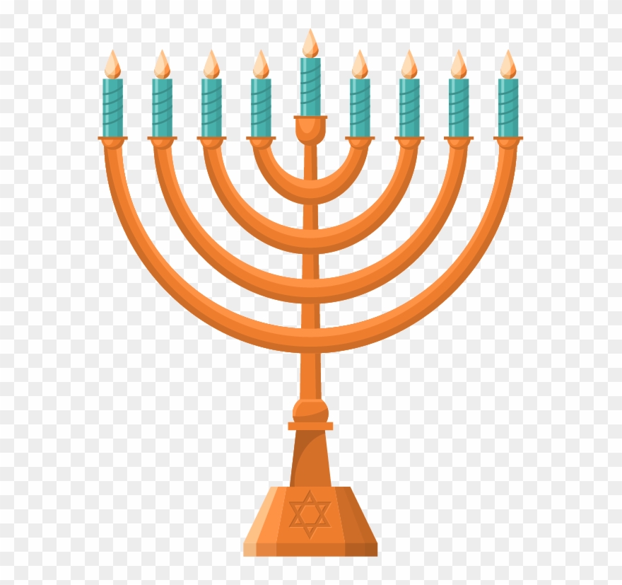 Menorah Clipart Border.