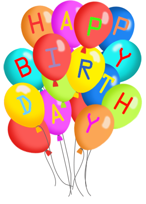 Free Birthday Balloons Clip Art Pictures.