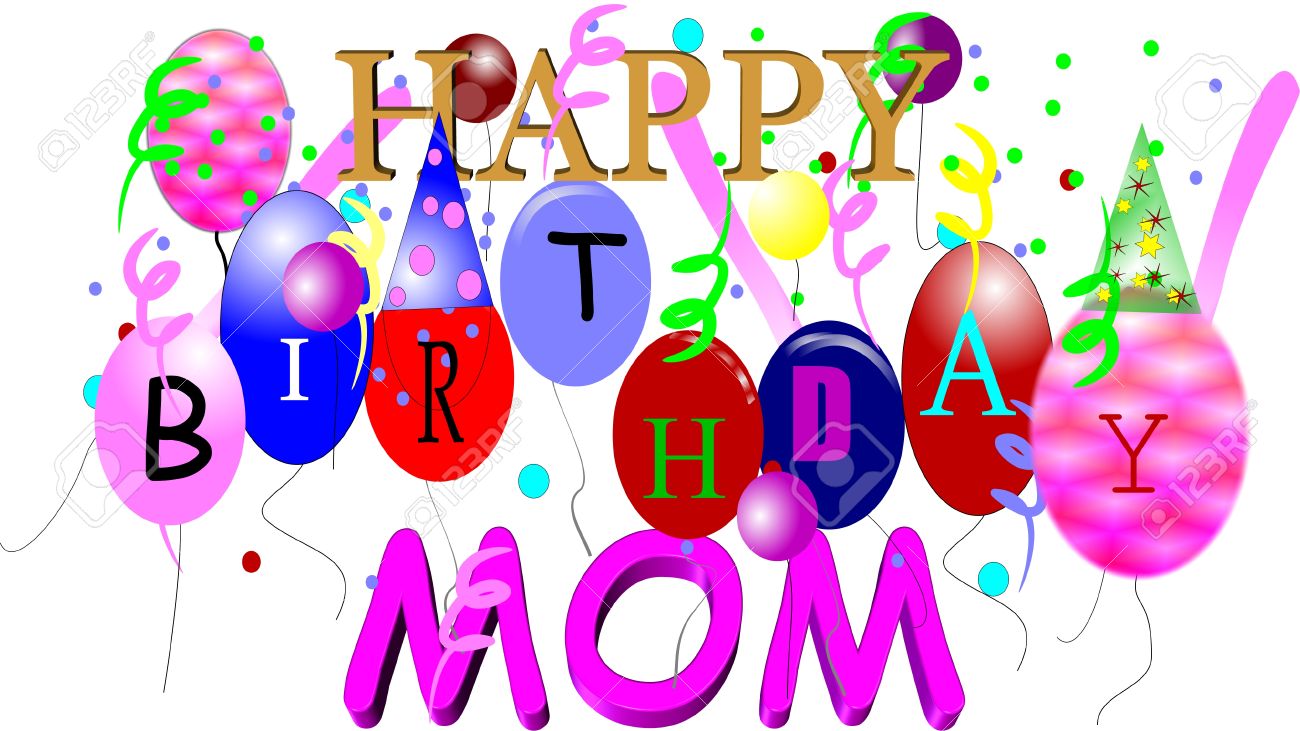 Happy birthday mom clipart 4 » Clipart Station.