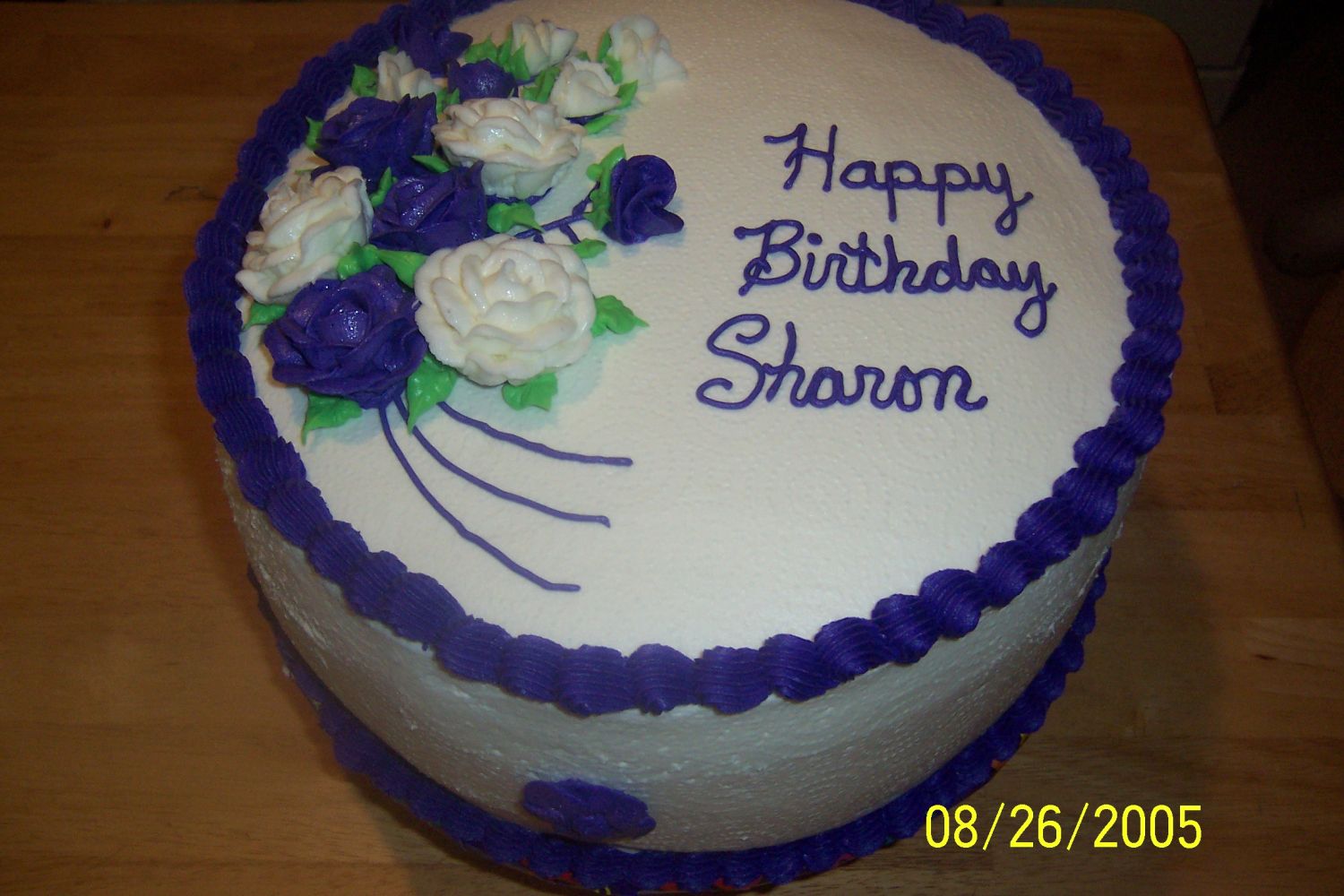 birthday cake sharon.