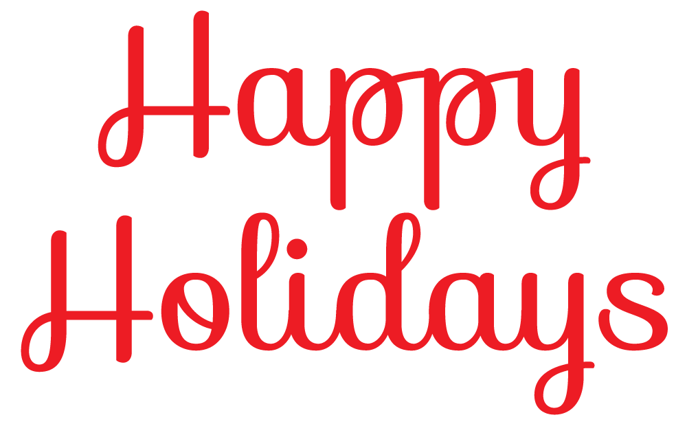 Happy Holidays Banner Clipart.