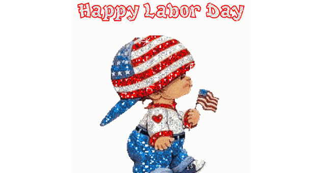 Happy Labor Day Clip Art.