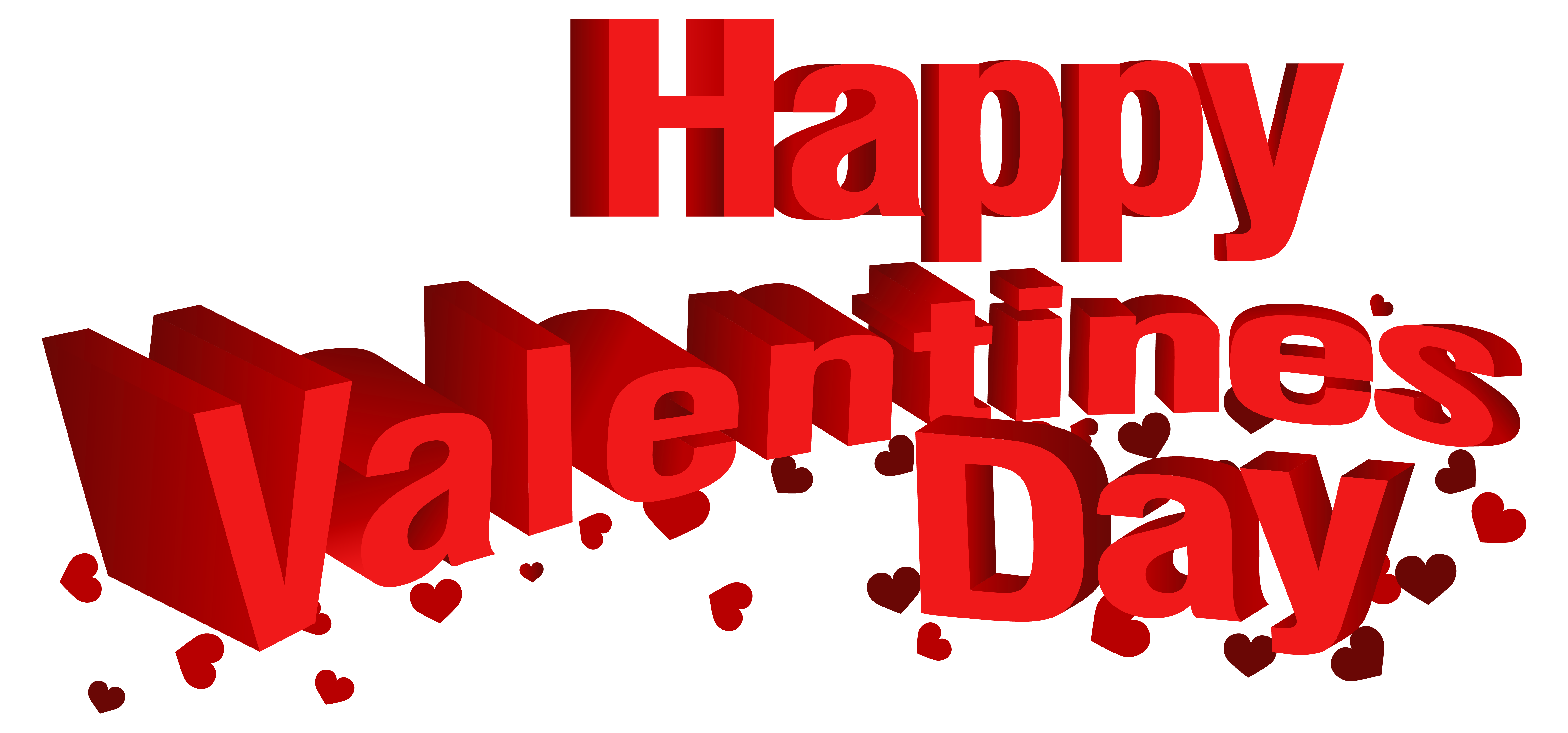 Happy Valentine\'s Day Transparent PNG Clip Art Image.