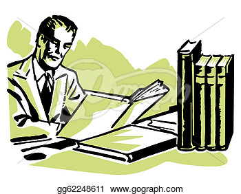 Hard Working Person Clipart.