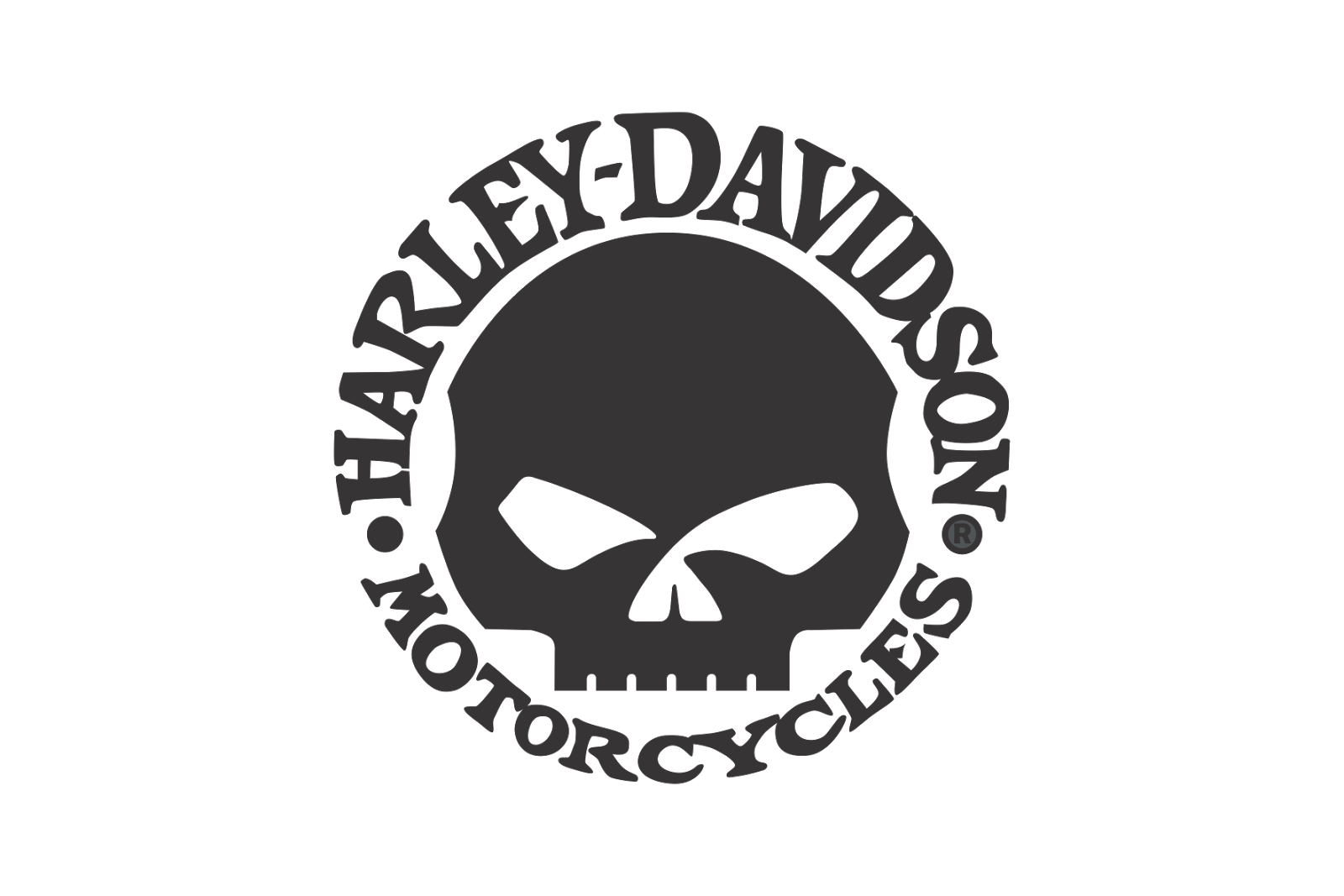 Free Harley Davidson Skull Logo Black And White, Download.