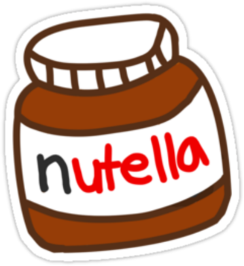 HD Nutella Tumblr Stickers Of Nutella.