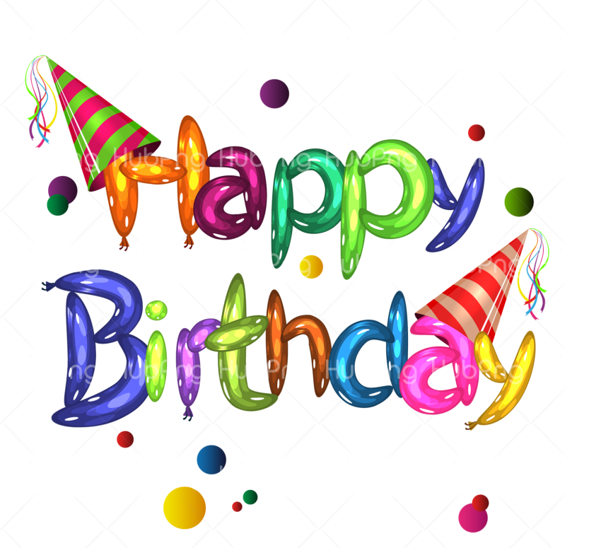 happy birthday png clipart hd Transparent Background Image.