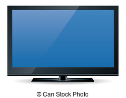 High definition television Illustrations and Stock Art.