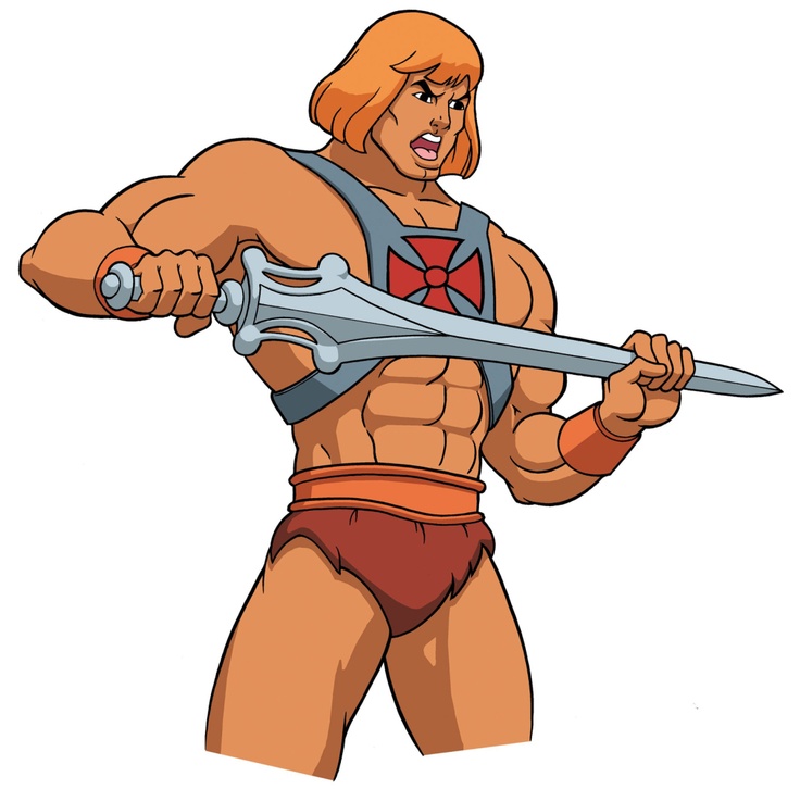 Cartoon Superheroes: He.