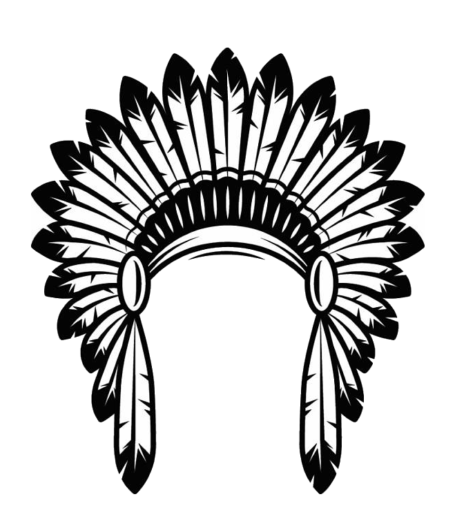 Indians clipart headdress, Indians headdress Transparent.