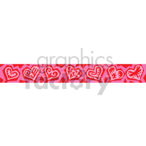 Valentine\'s day header clipart. Royalty.