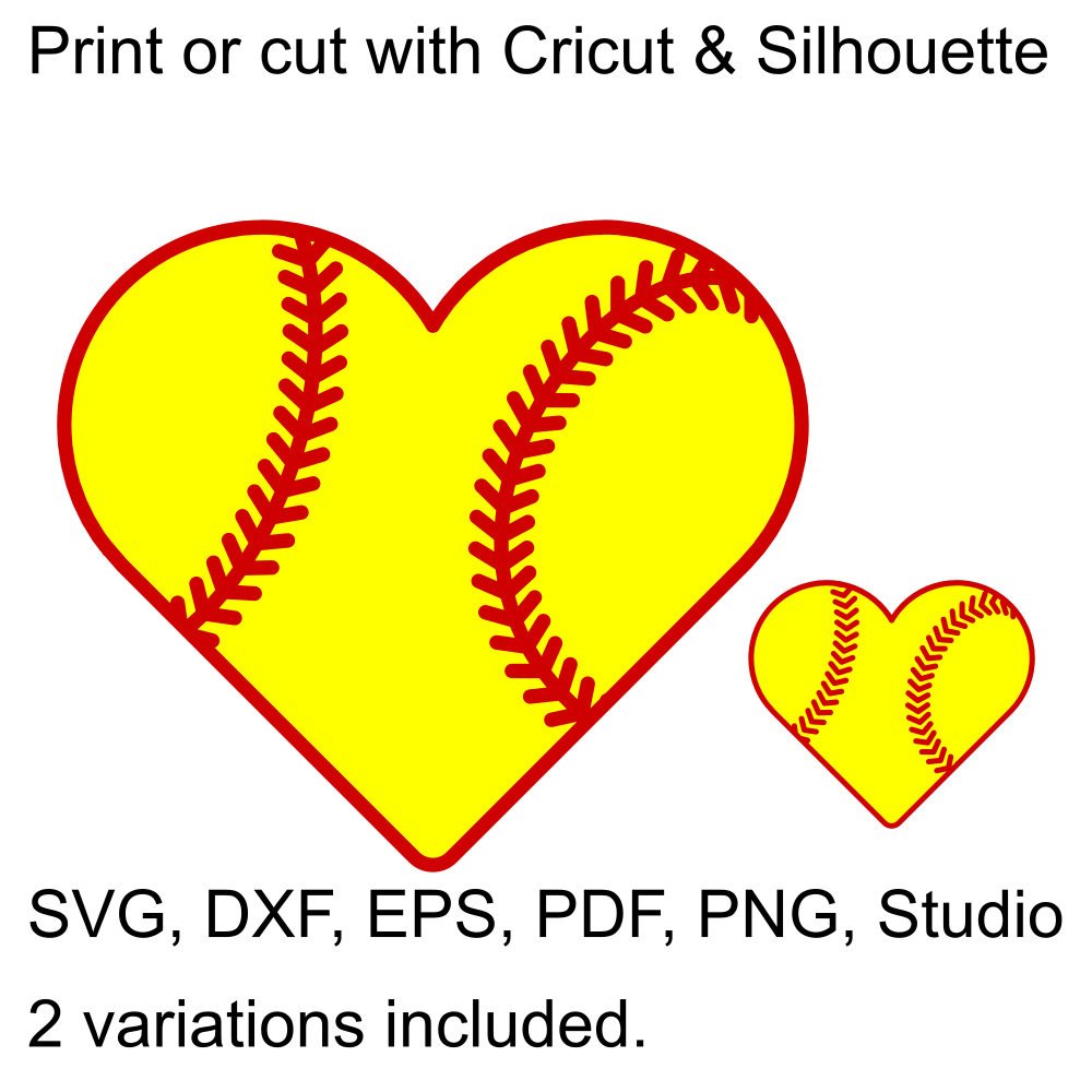 Softball heart clipart 4 » Clipart Station.