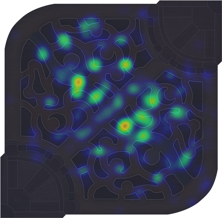 Heatmap Team Koo Blue.