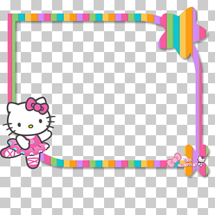 74 hello Kitty Frame PNG cliparts for free download.