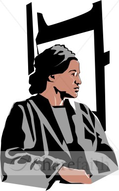 Rosa Parks Wedding Clipart.