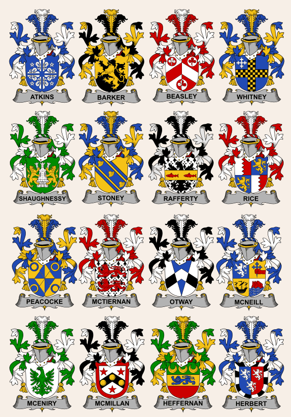 Fighting Irish Coats of Arms.