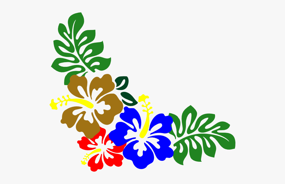 Hibiscus Navy Clip Art.