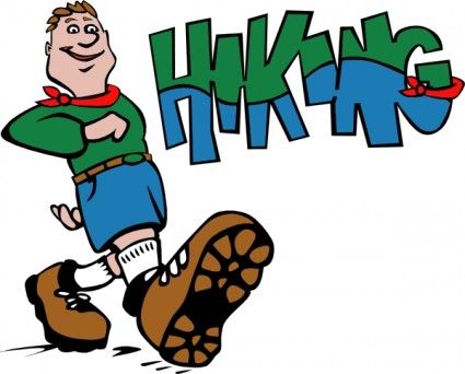 Hiker Hiking Clipart.