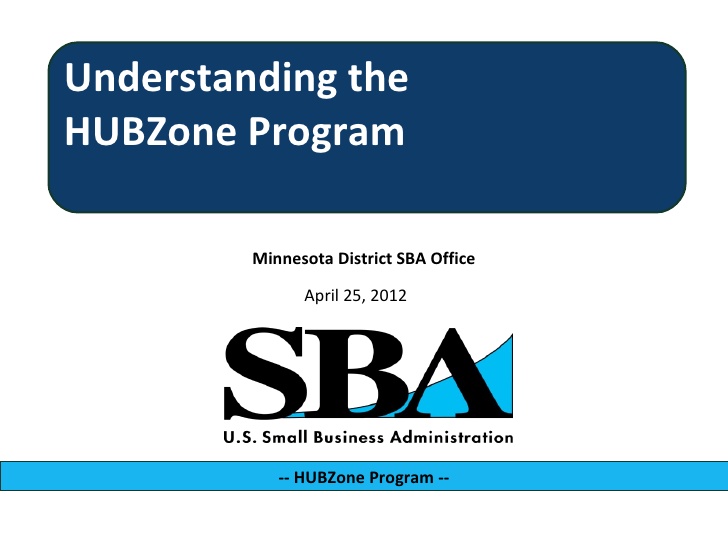 Understanding the HUBZone Program.