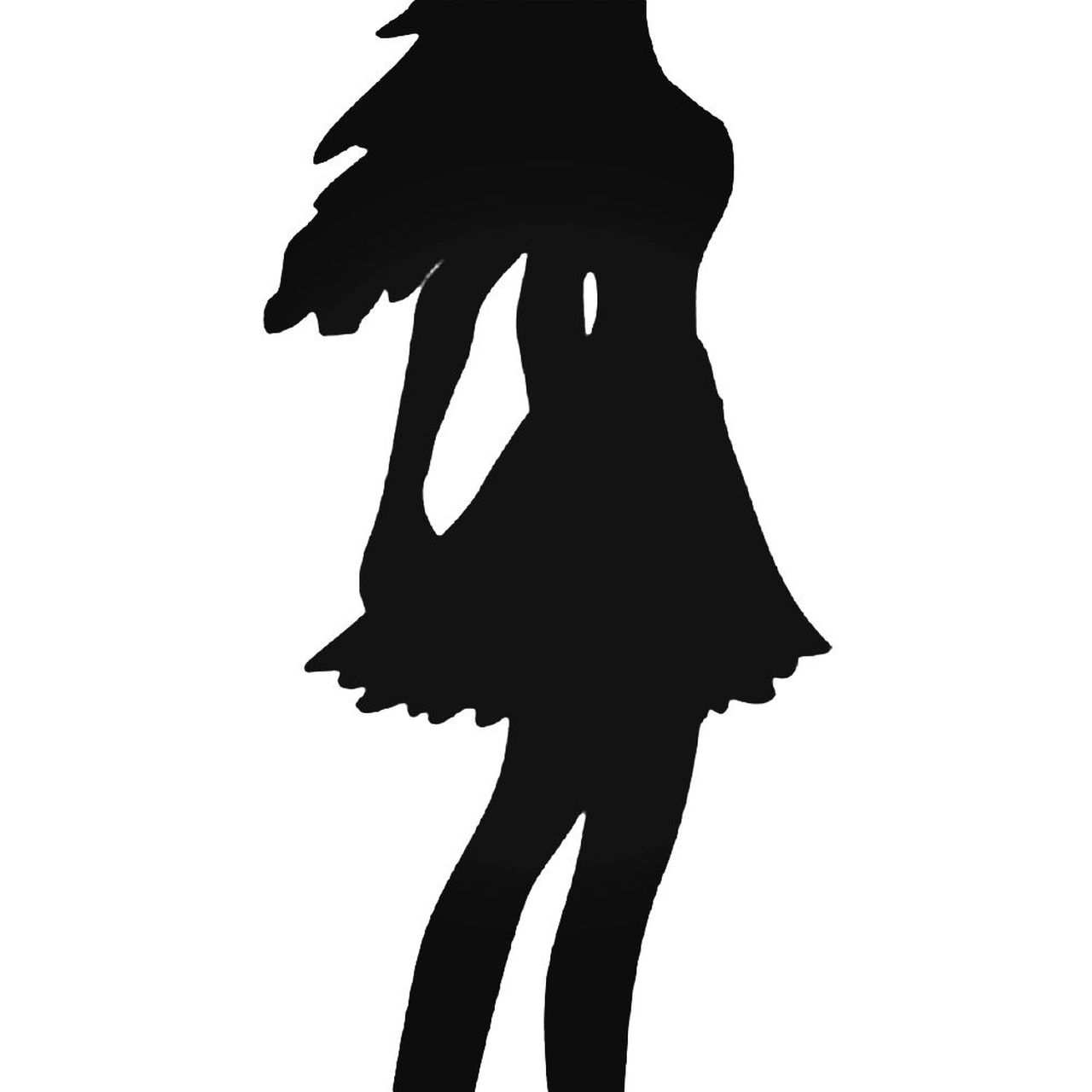 Hawaiian Hawaii Hula Girl Style 1 Decal.