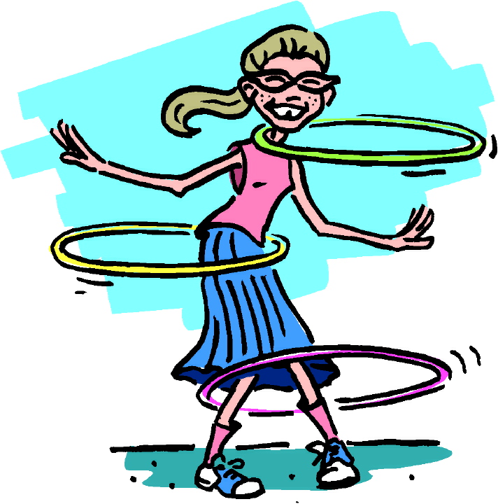 Hula Hoop Clip Art N65 free image.