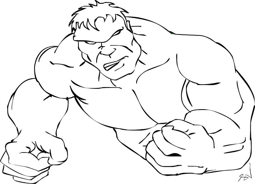 Hulk clipart black and white clipartfox 2.