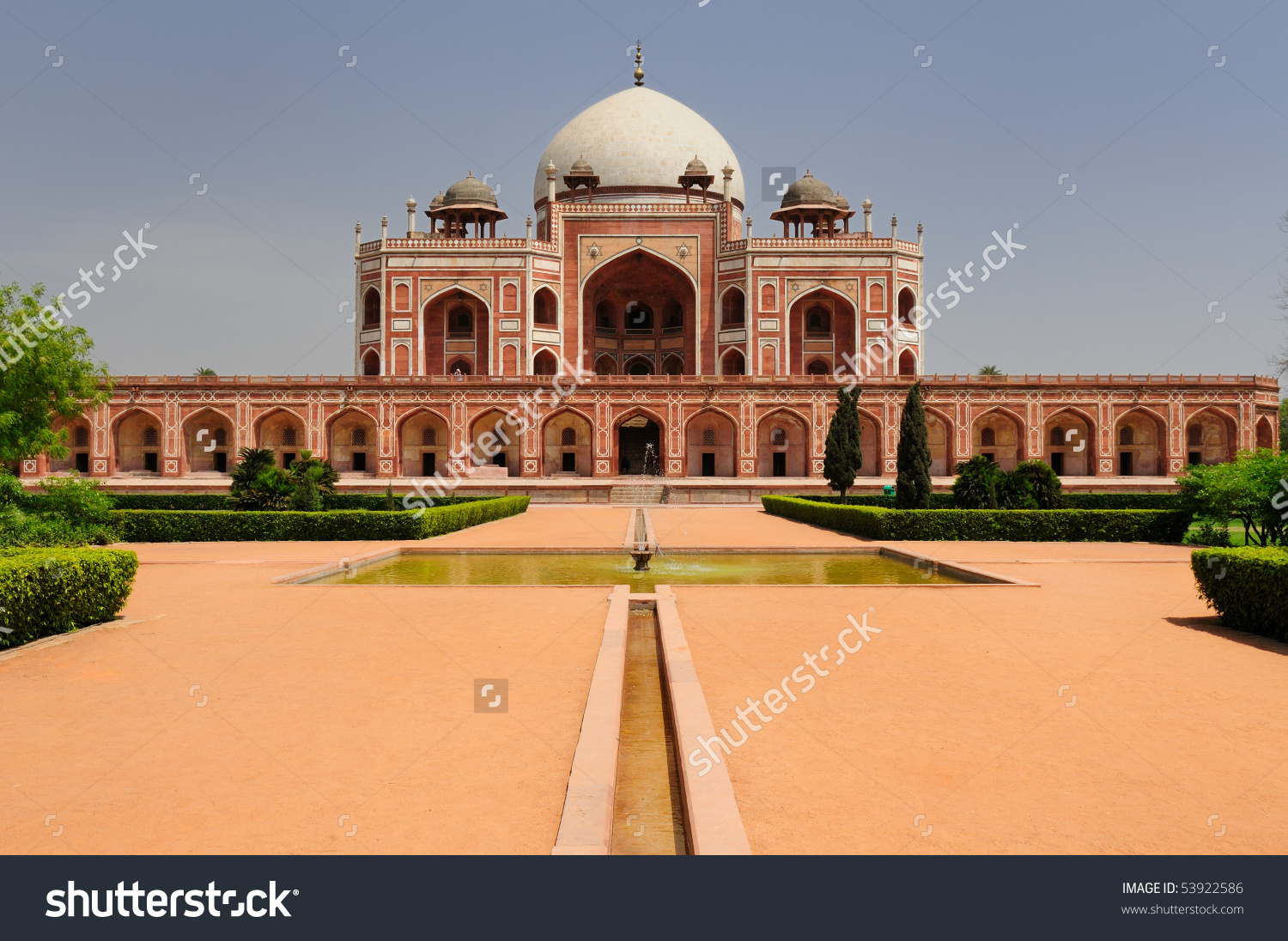 Humayuns Tomb Delhi Brilliant Example Early Stock Photo 53922586.