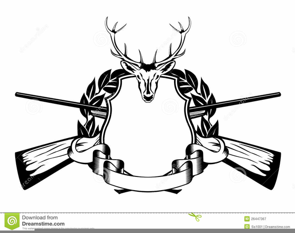 Hunting Clipart Black And White.