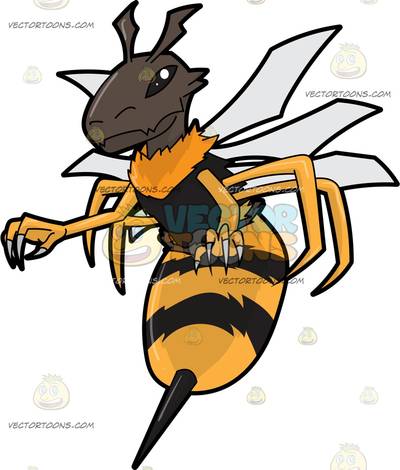 hymenopteran Cartoon Clipart.