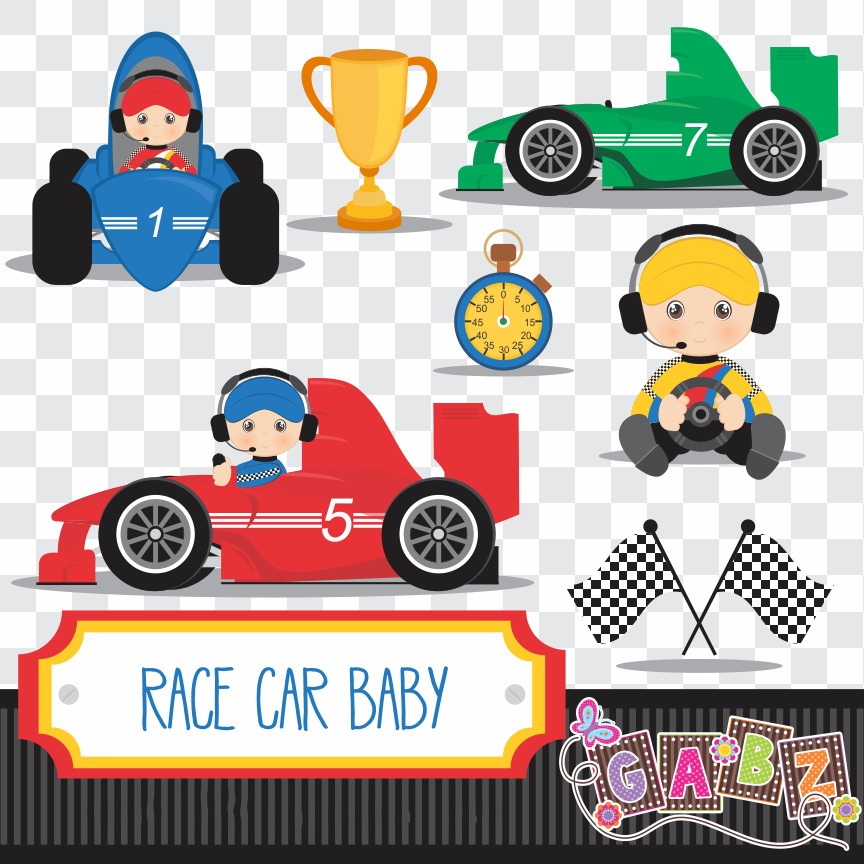 Kit Imprimible Pack Imagenes Autos Carrera Clipart.