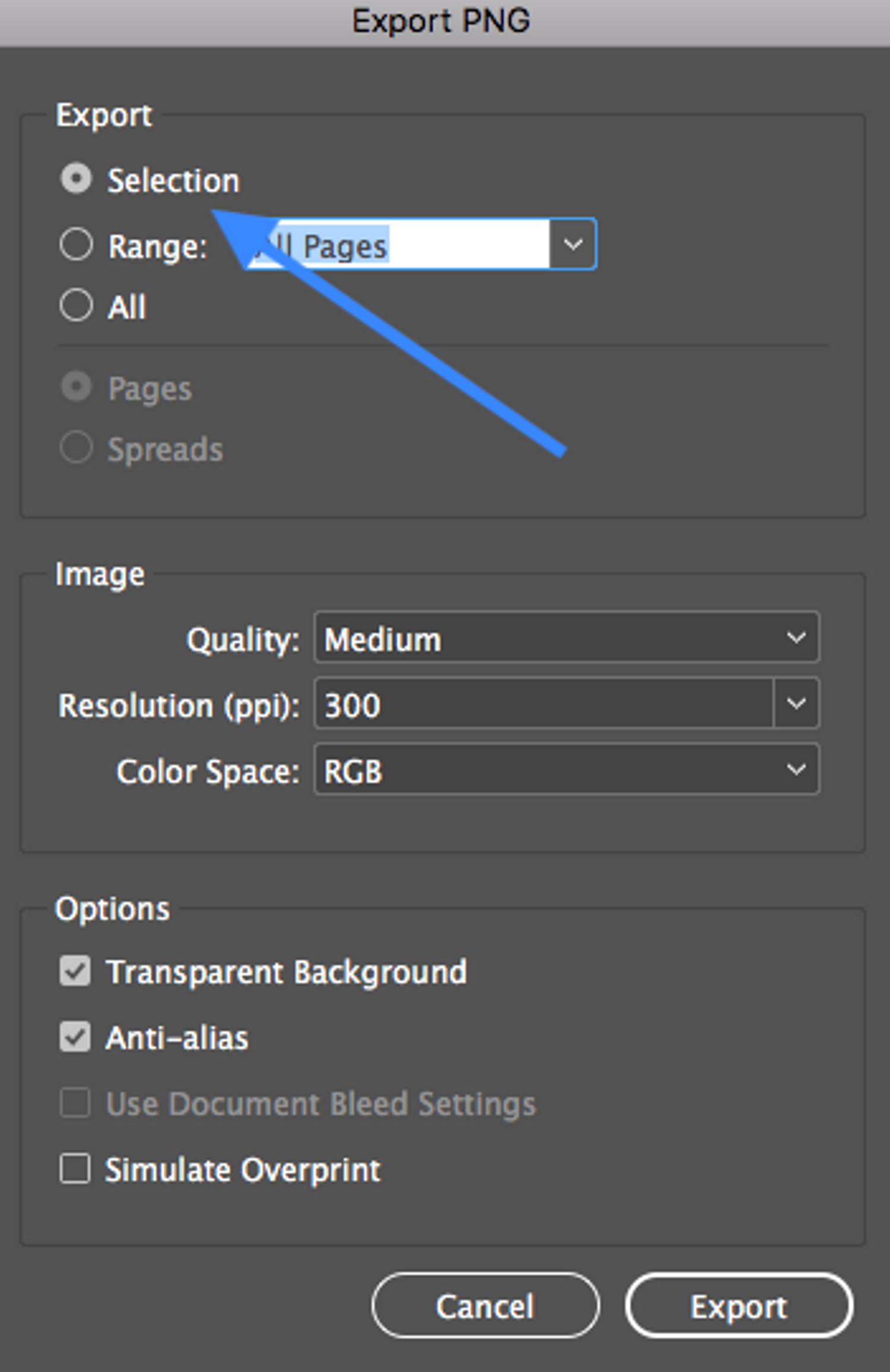 InDesign Import.