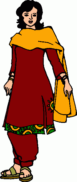 Indian man teacher clipart.