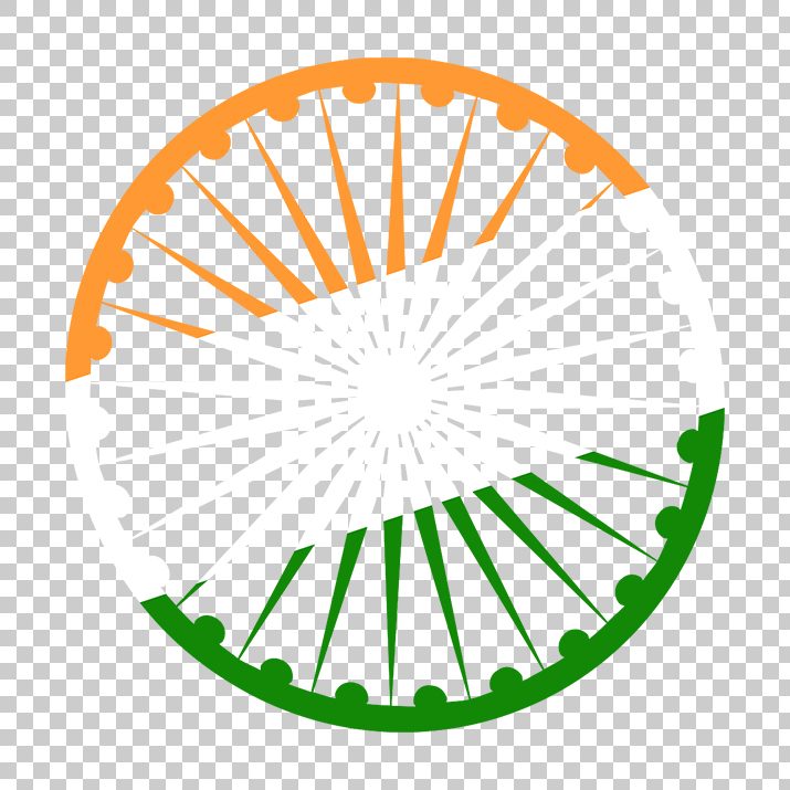 Ashoka Chakra with Indian Flag PNG Image Free Download searchpng.com.