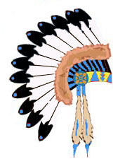 Indian Headdress Clipart.