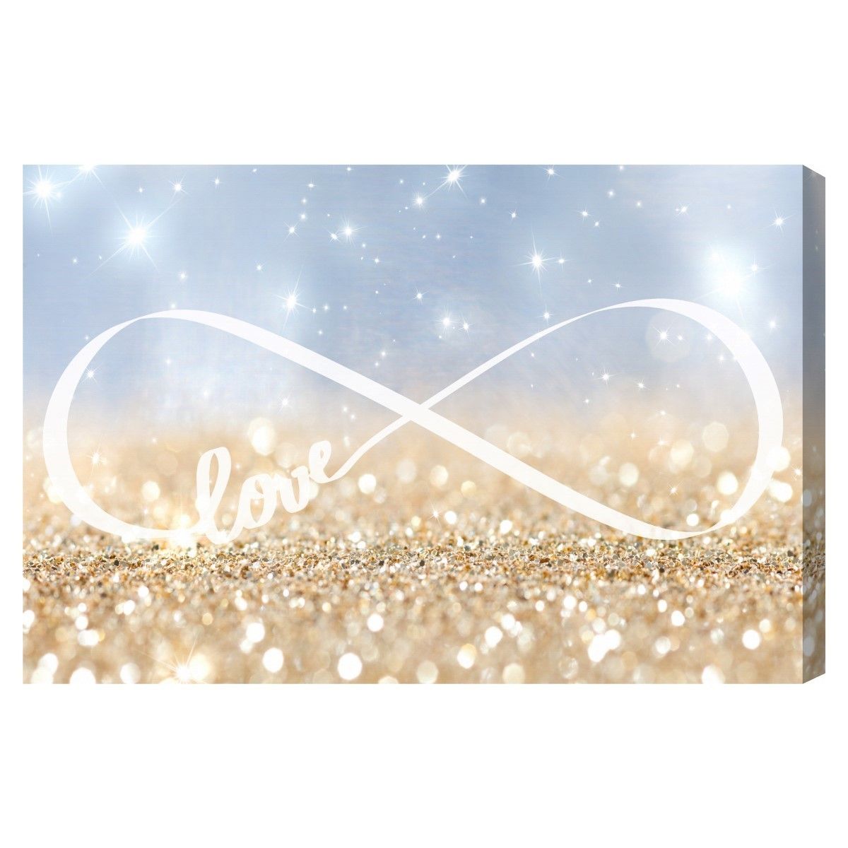 Infinite Love Sign Canvas Art.